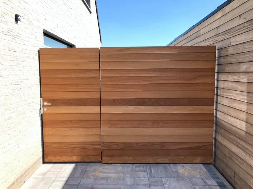 Houten poorten